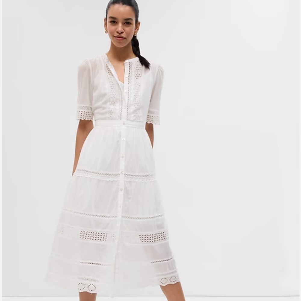 Gap Lace Midi Length dress